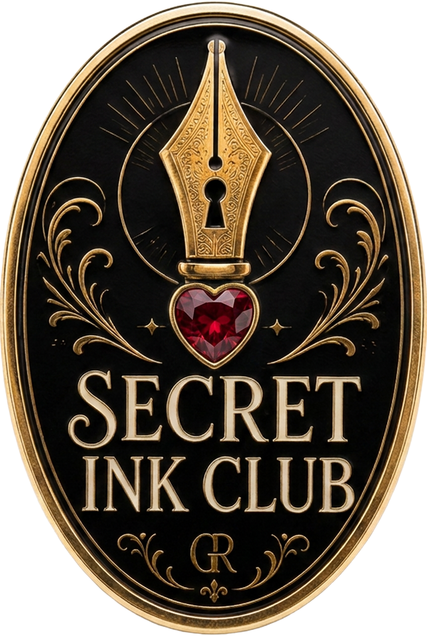 Secret Ink Club enamel lapel pin